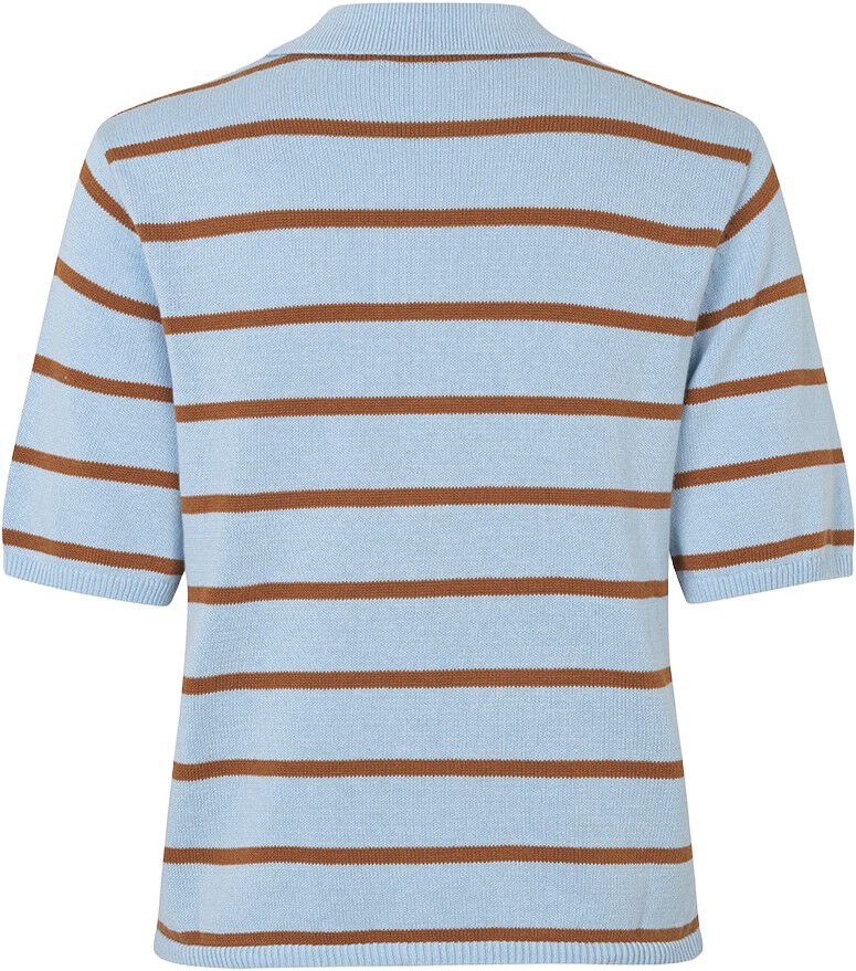 Malvamd SS stripe polo