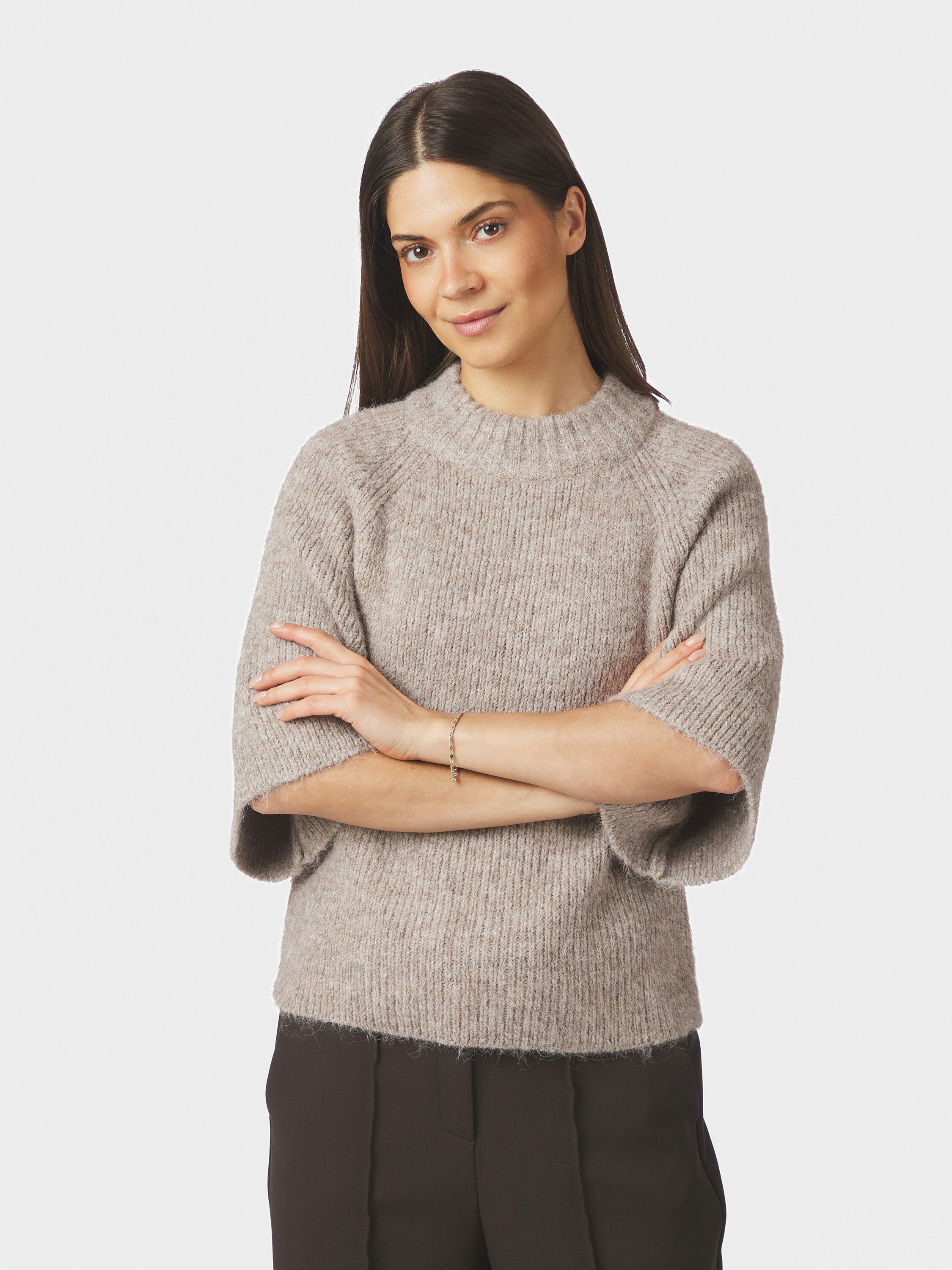 Bandi Fluffy Knit Blouse