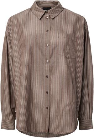 PCEMMY LS LOOSE SHIRT WVN D2D