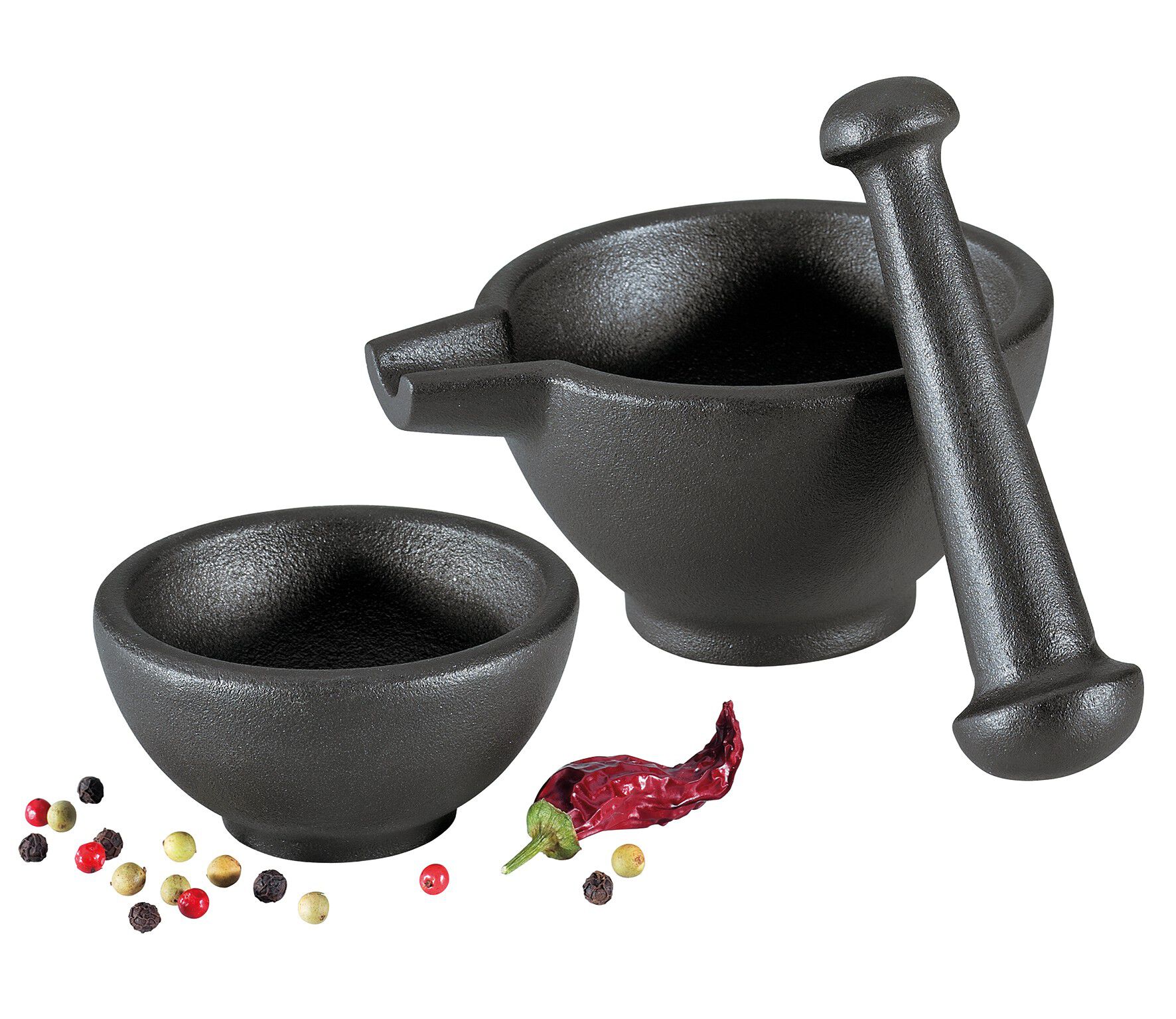 Morters&aelig;t st&oslash;bejern m/morter, sk&aring;l og st&oslash;der