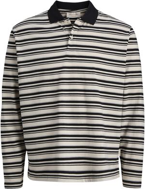 JORNANTUCKET STRIPE LS POLO