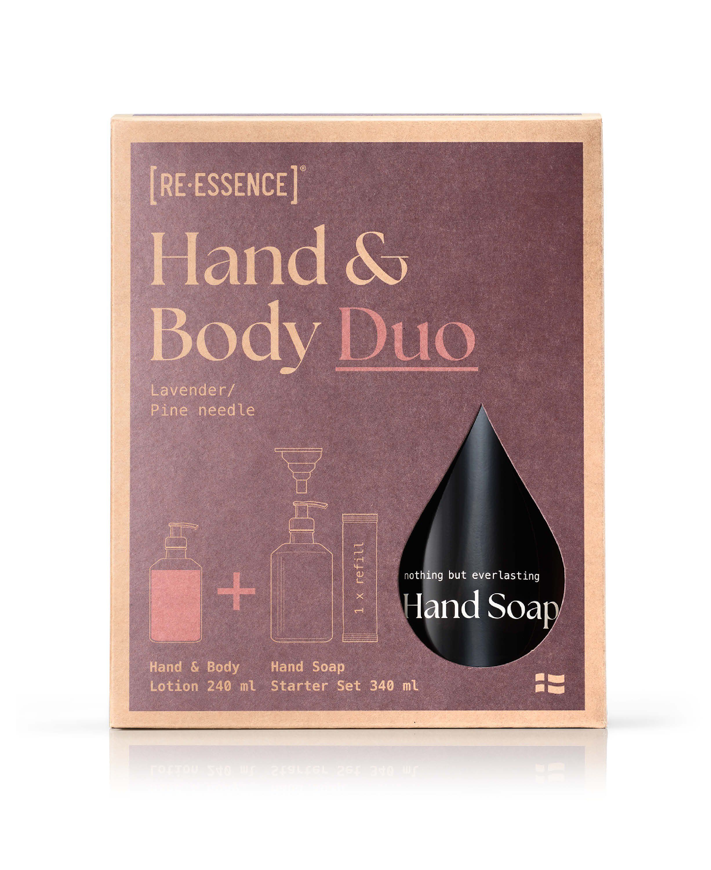 Gave s&aelig;t H&aring;nds&aelig;be + Lotion (Lavendel/Fyrren&aring;l)