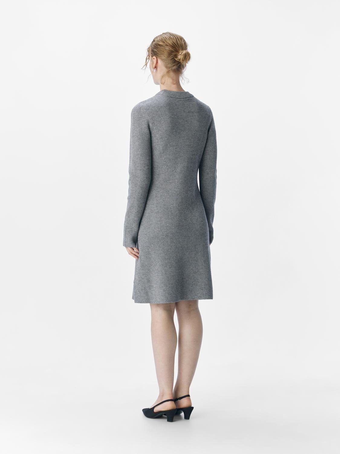 OBJVIOLA LS RE KNIT DRESS DIV