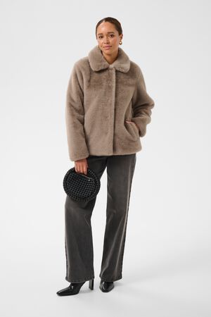 KArosa Fake Fur Jacket