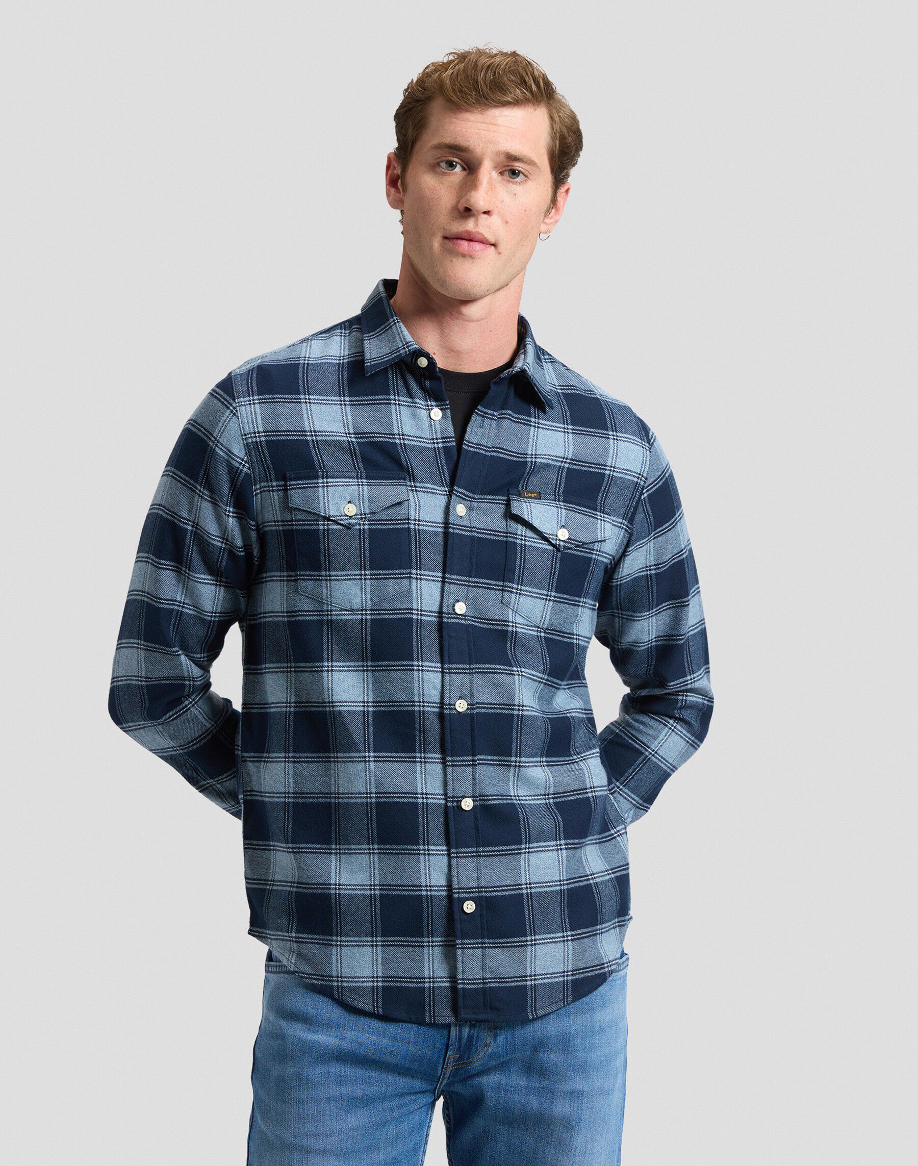 REGULAR_SHIRT VINTAGE_BLUE