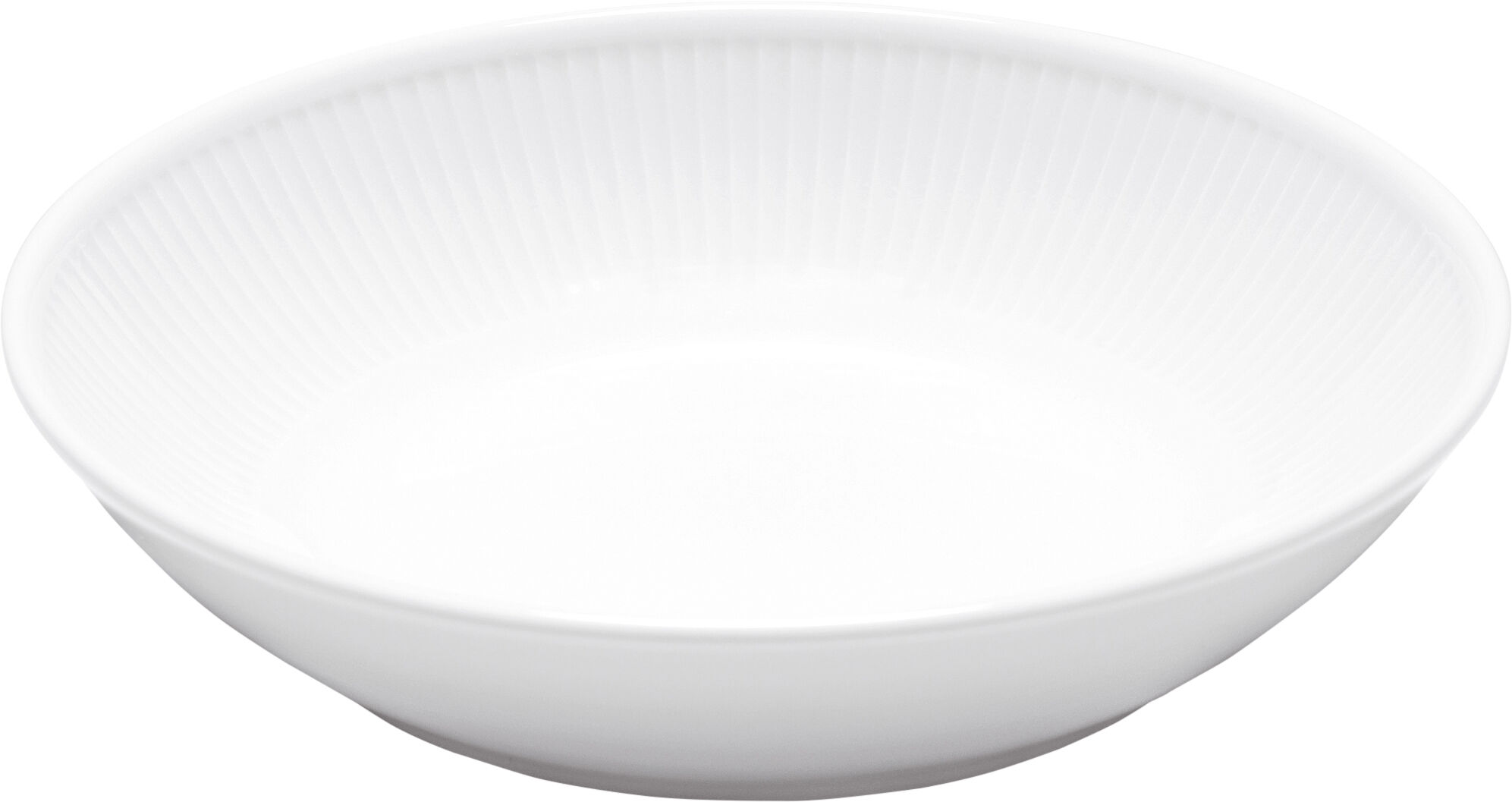 "Tallerken dyp Pliss&Atilde;&copy; 20 cm Hvit"