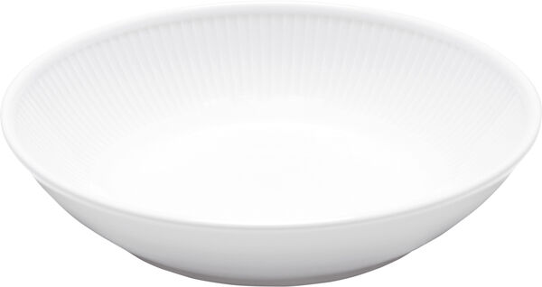 "Tallerken dyp Plissé 20 cm Hvit"