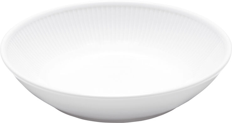 "Tallerken dyp Plissé 20 cm Hvit"