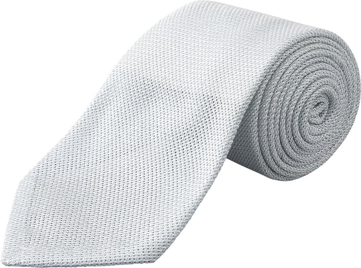Solid Woven Silk Tie