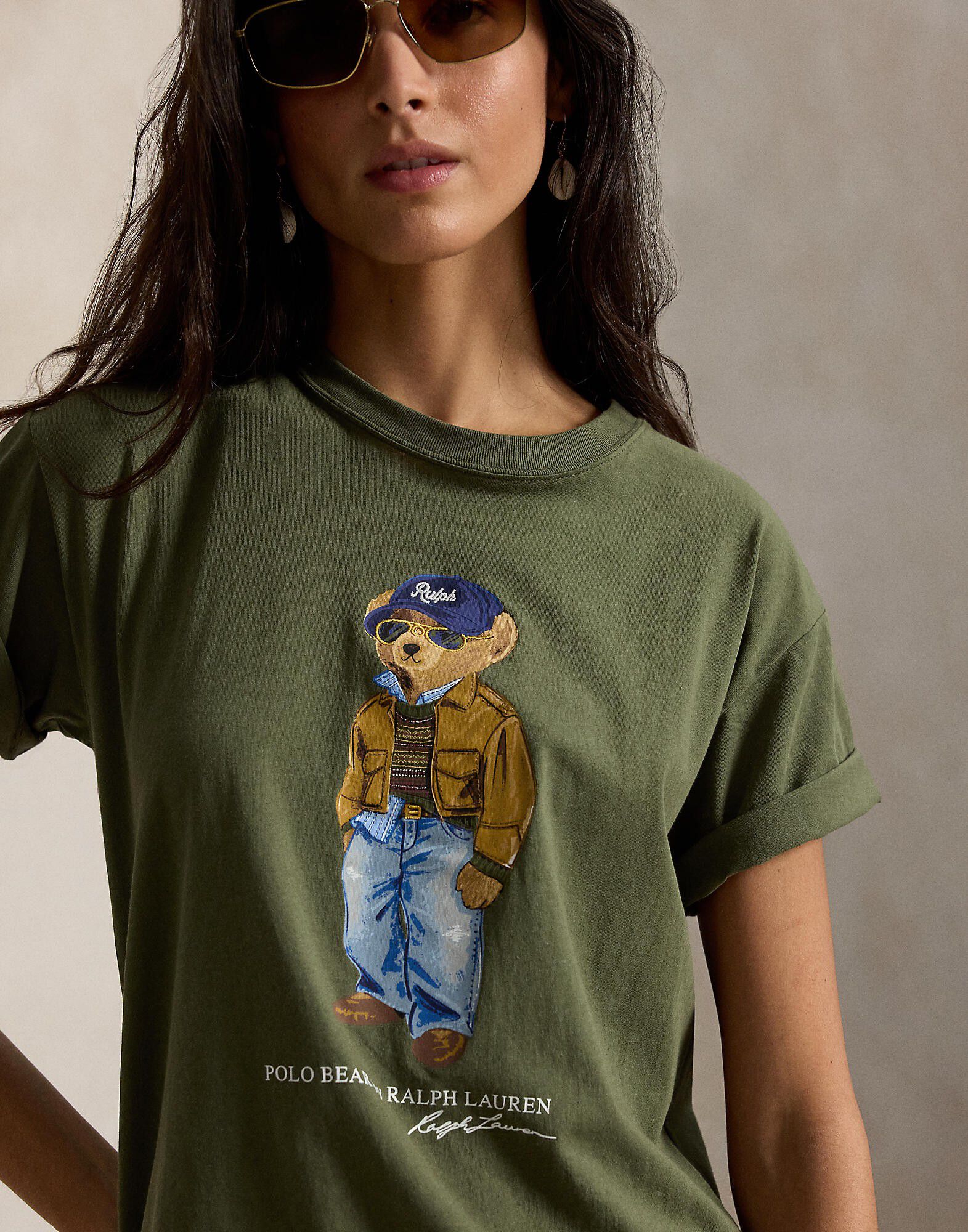 Polo Bear Cotton Jersey Tee