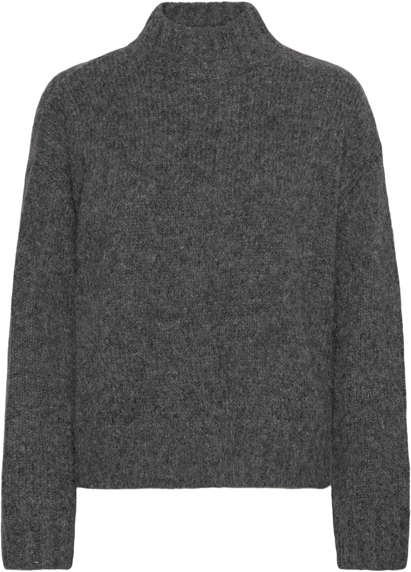 RWTulip Wool Blend LS Turtleneck Plain Pullover