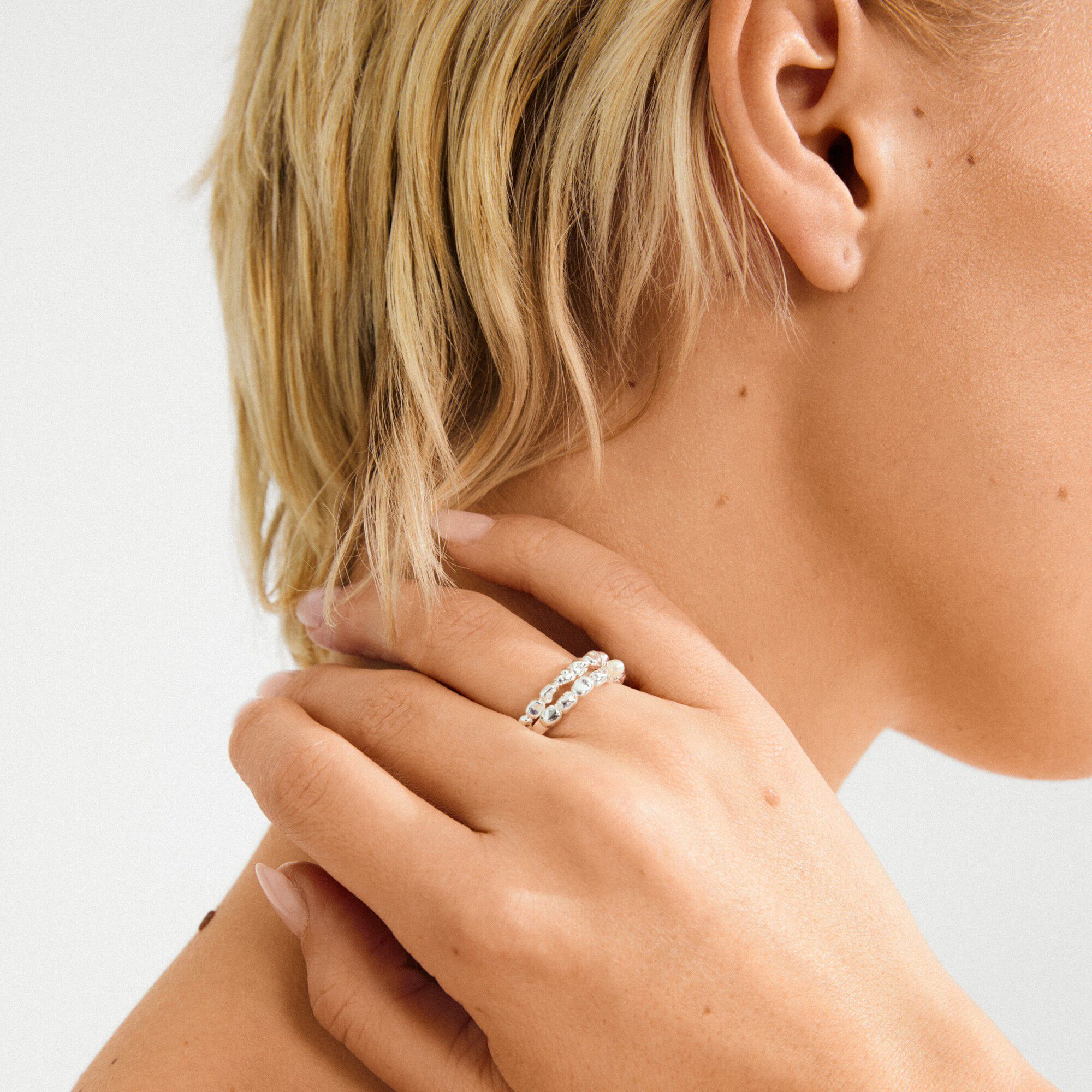 SHIFT ring s&oslash;lvbelagt