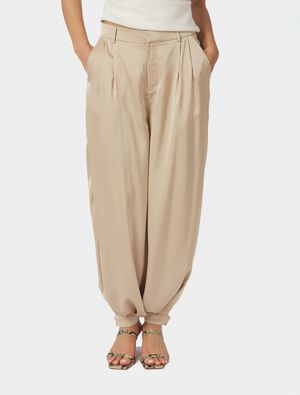 Fayla Drapy Satin Balloon Pants