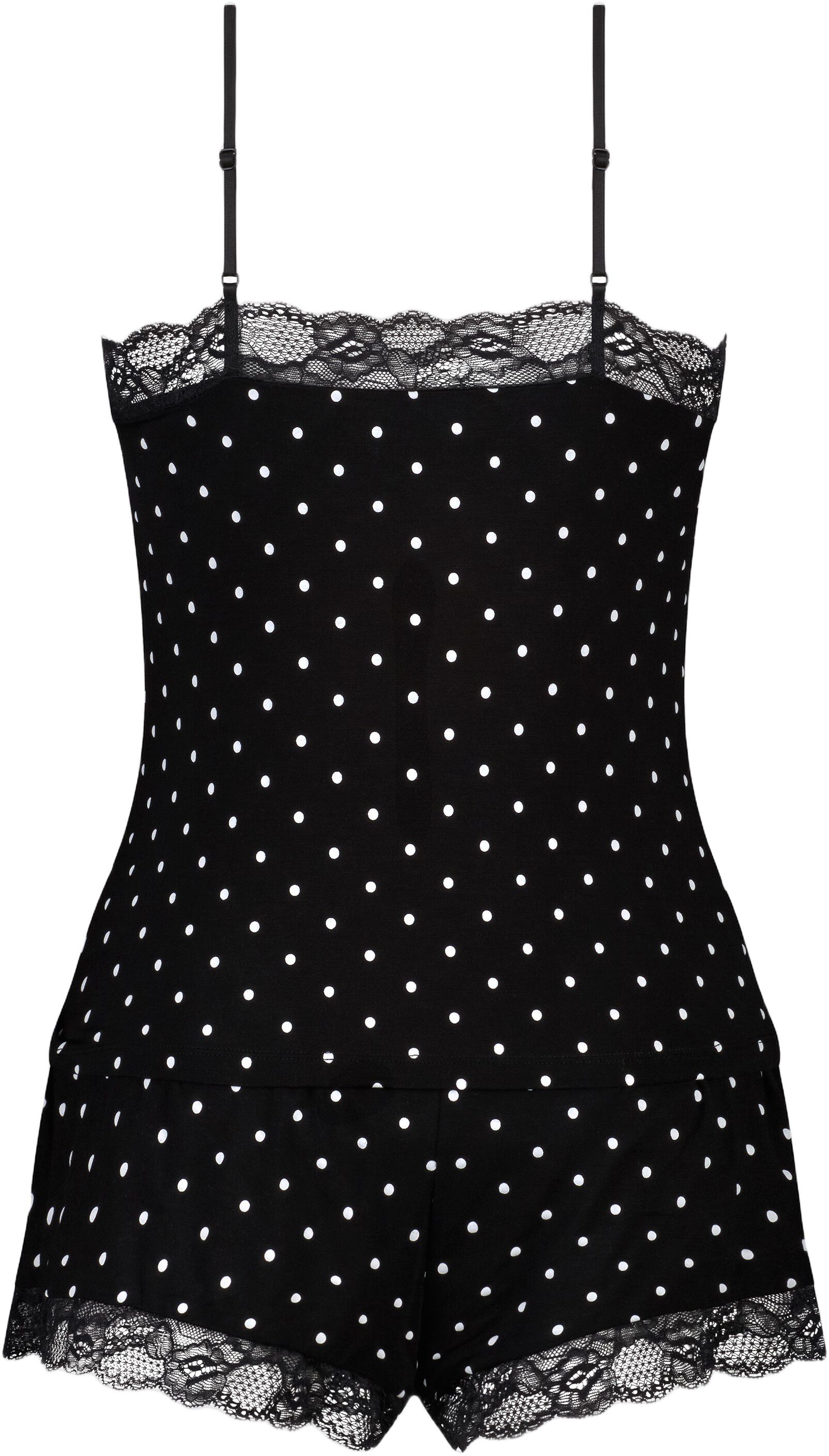 CAMI SHORT VISCOSE DOT
