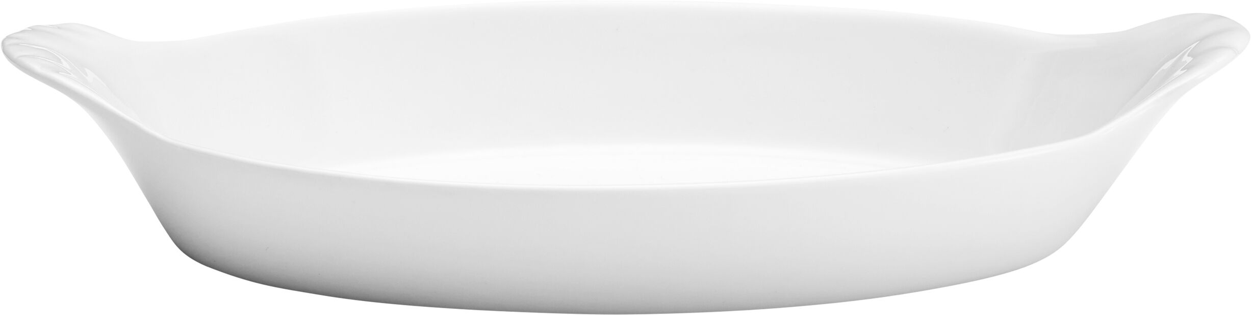 "Serveringstallerken oval nr. 8 Serie Originale 23x13 cm Hvit"