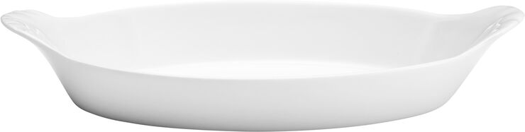 "Serveringstallerken oval nr. 8 Serie Originale 23x13 cm Hvit"