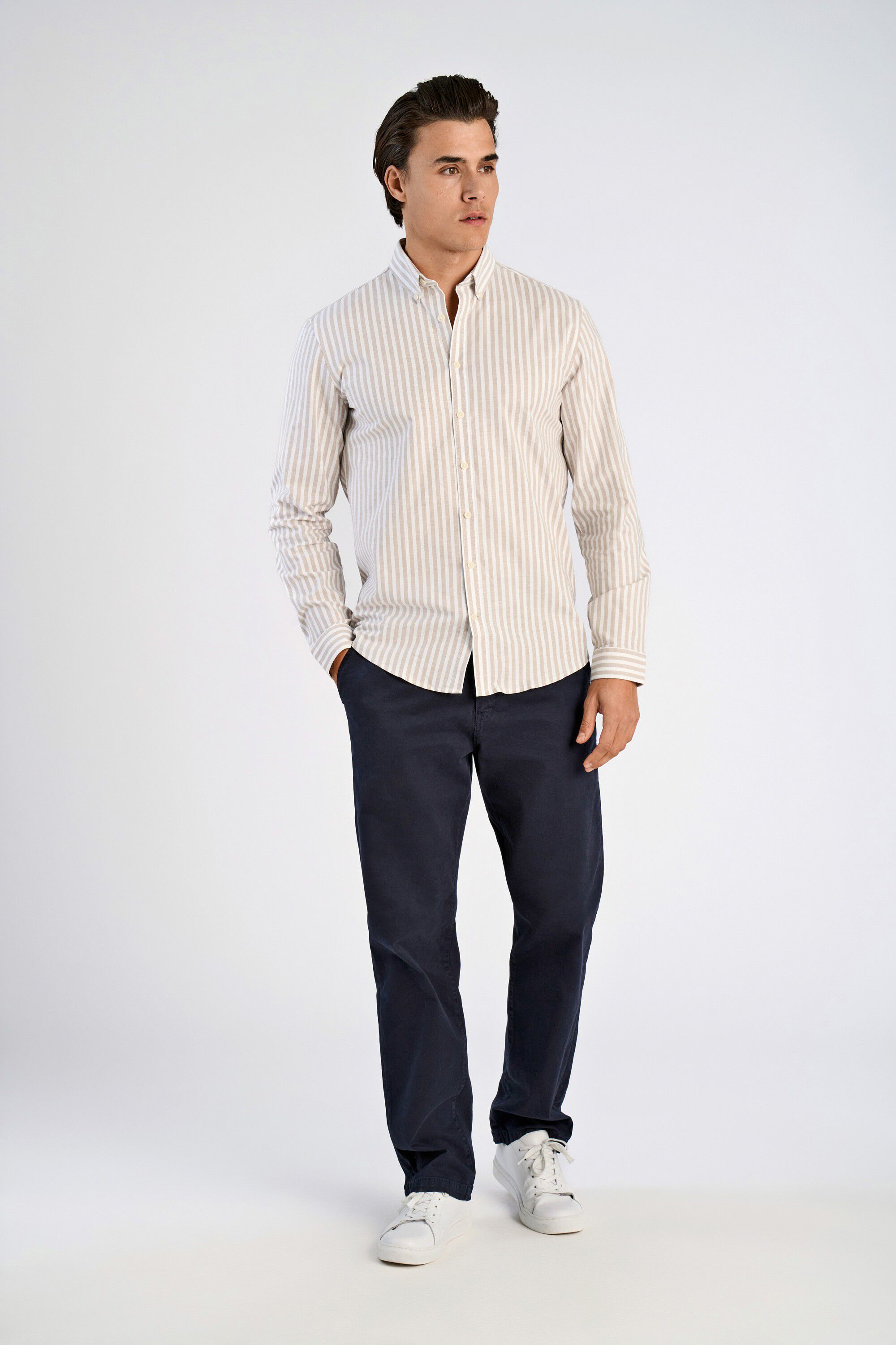 Striped superflex oxford L/S