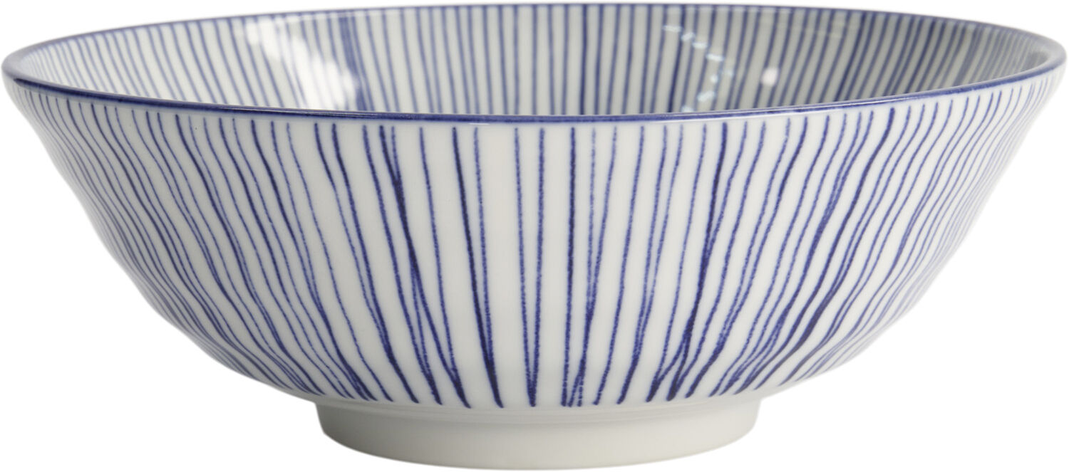 Nippon Blue Soba Bowl 21x7. 8cm 1. 1l Lines