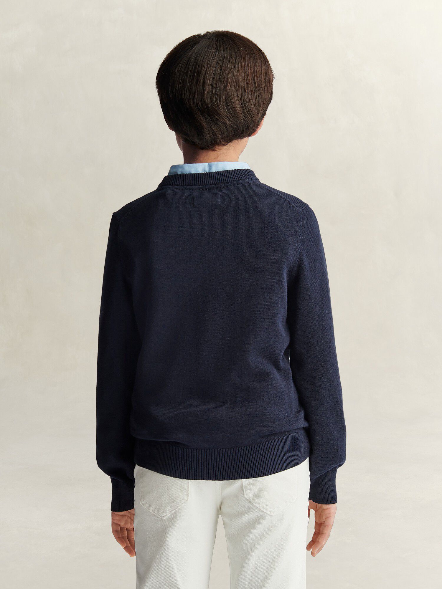 Shield Cotton Crew Neck Sweater