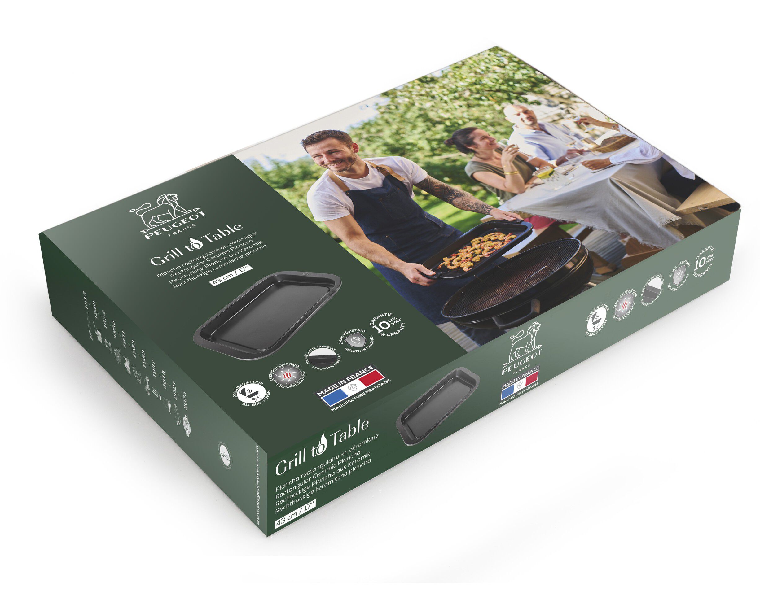 Grill to table - Plancha Rektangul&aelig;r