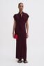 long tie-neck dress