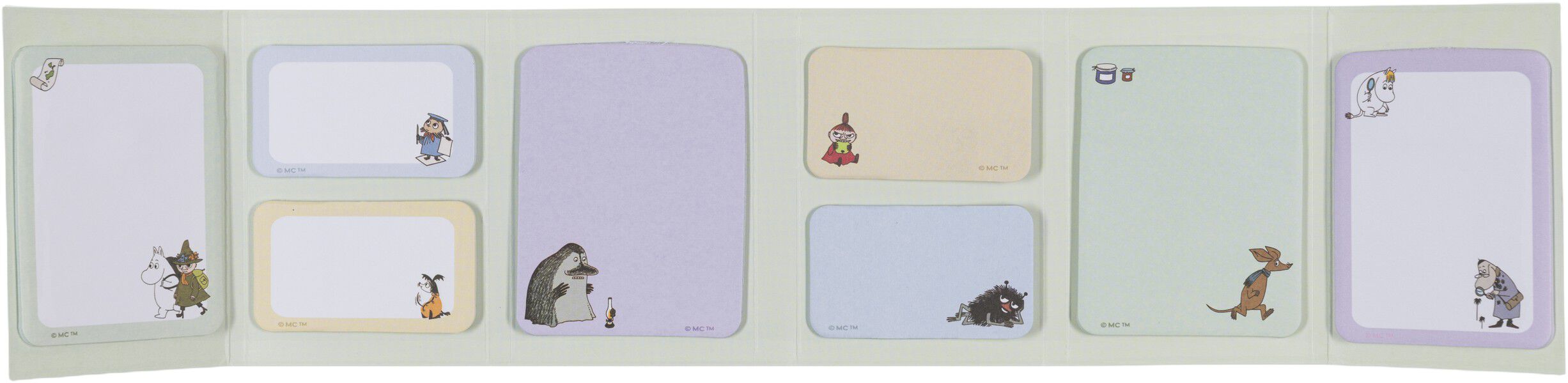 Moomin Formsk&aring;rne sticky notes