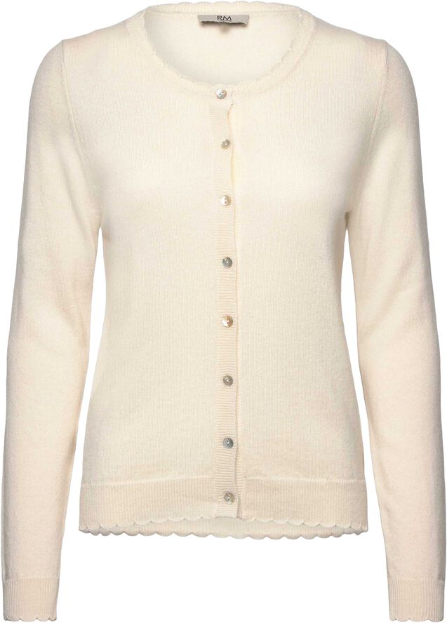 RMWSofia Wool LS Scallop Edge Short Cardigan