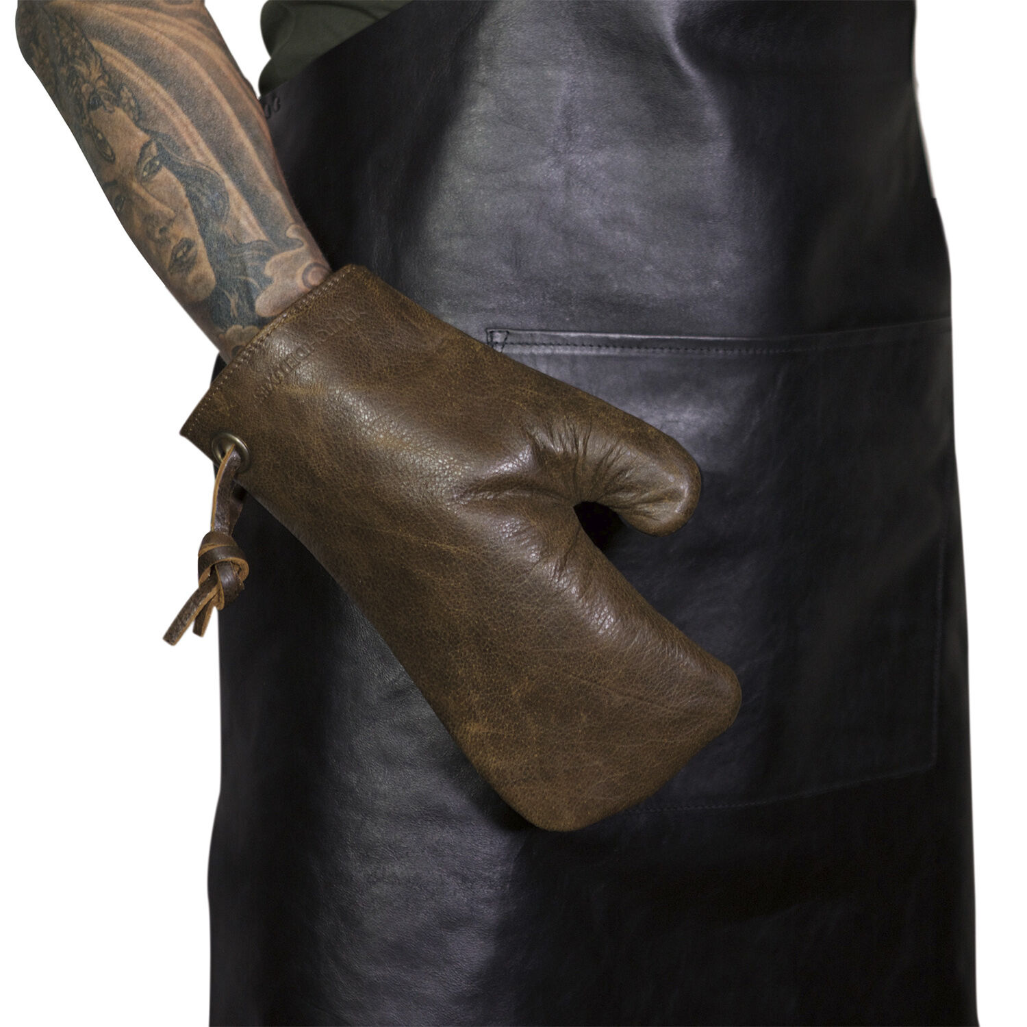 Oven Glove Vintage Brown