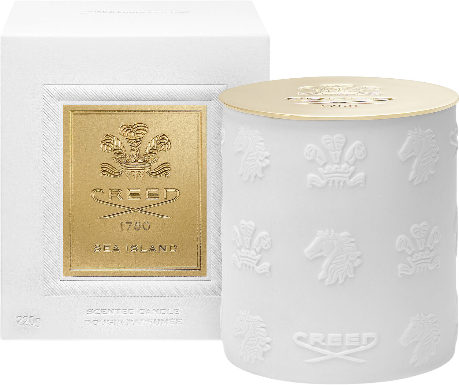 Sea Island porcelain candle 220 g