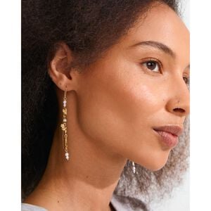 SLOAN chain earrings gold-plated