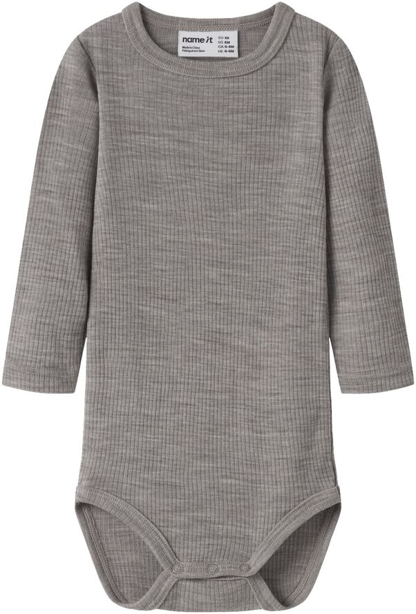 NBNWAX WOOL RIB LS BODY NOOS
