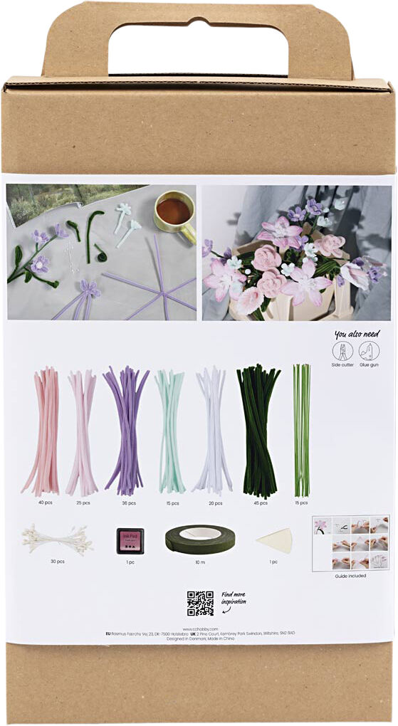 DIY Kit Chenilleblomster, Blomster