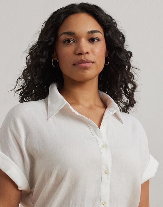 TISSUE LINEN-SS SHIRT