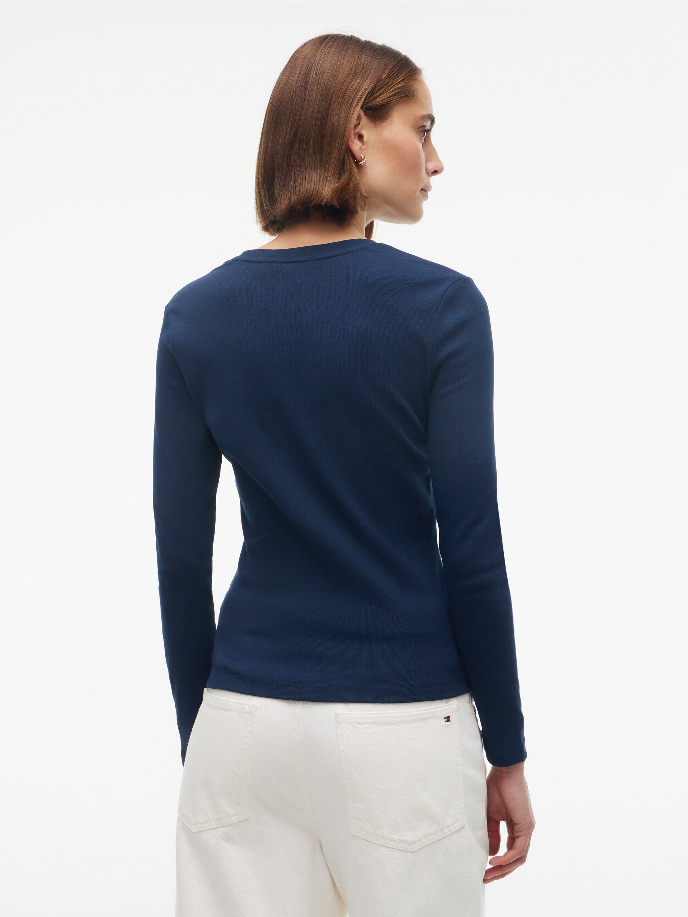 Slim Crew Neck Long Sleeve T-Shirt