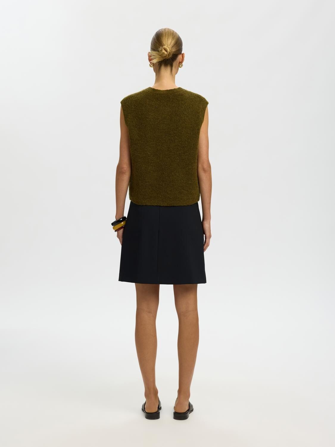 Slwlulu Sl Button O-Neck Vest Noos