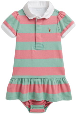 Striped Cotton Rugby Dress & Bloomer