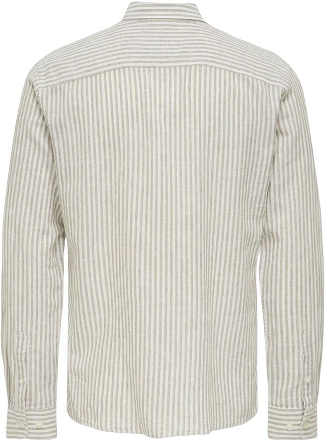 ONSCAIDEN LIFE LS STRIPE LINEN 660