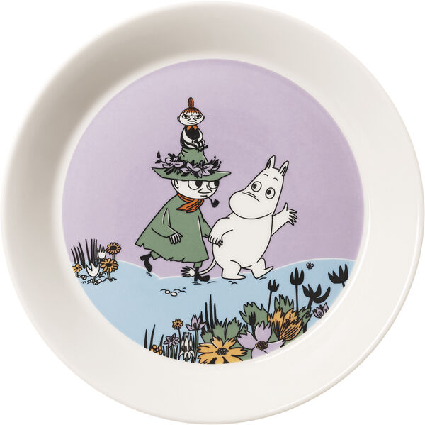 Moomin Arabia Arabia 19cm tallerken Venner For Evigt 80