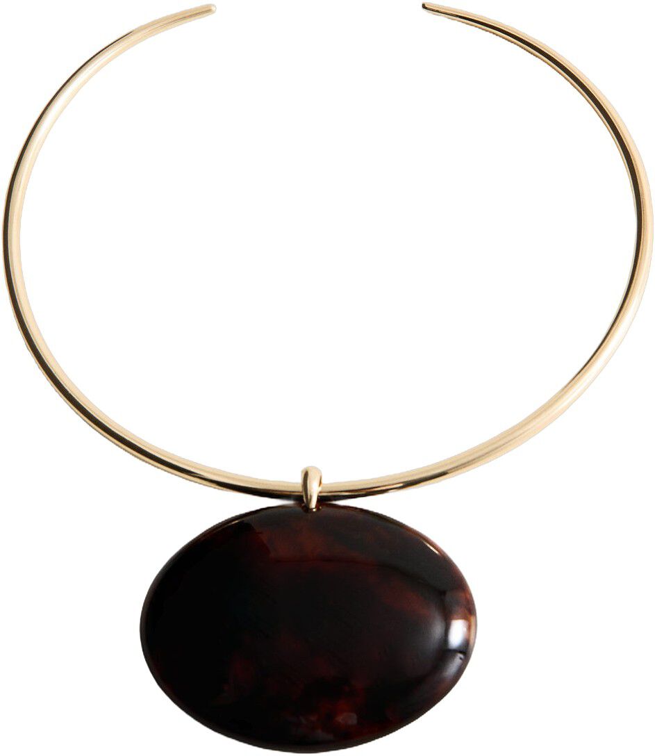 Rigid collar with circular beading