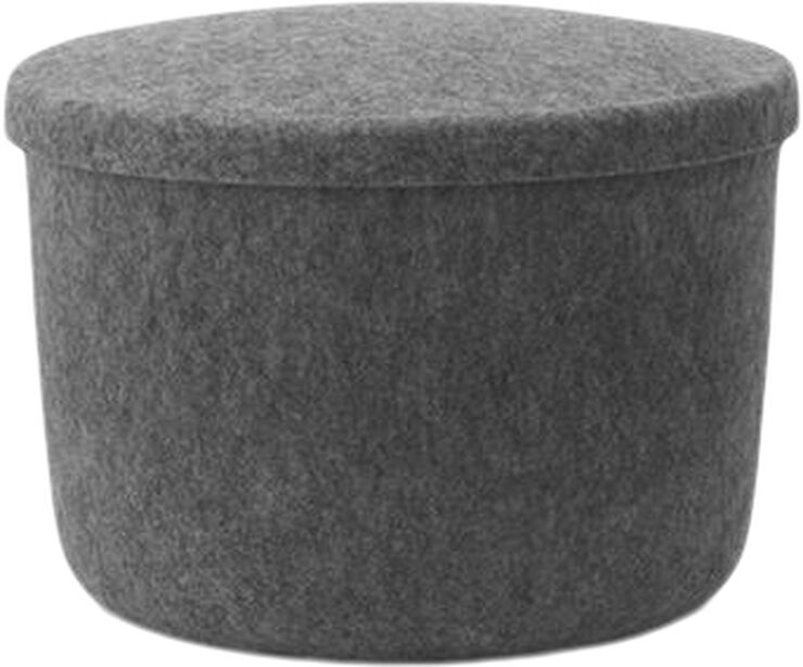 Hide Storage Pouf Small