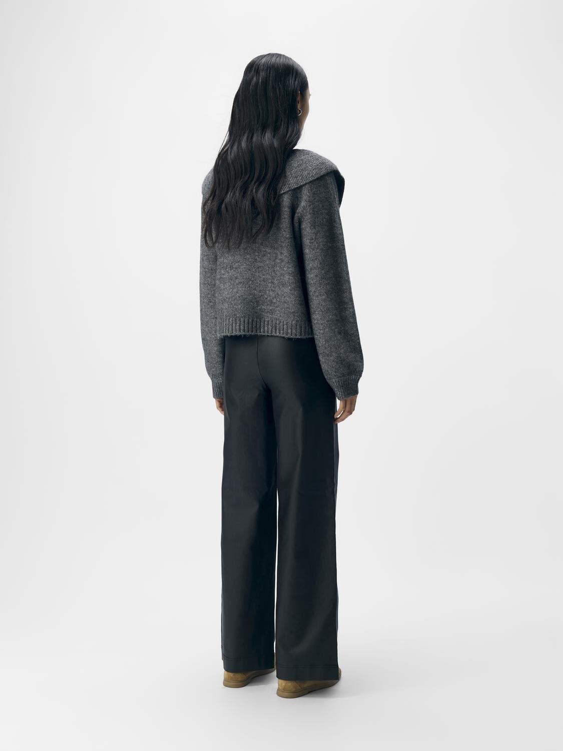 OBJDENISI L/S LO KNIT CARDIGAN NOOS