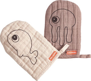Vaskeklud, Sea friends, 2 stk