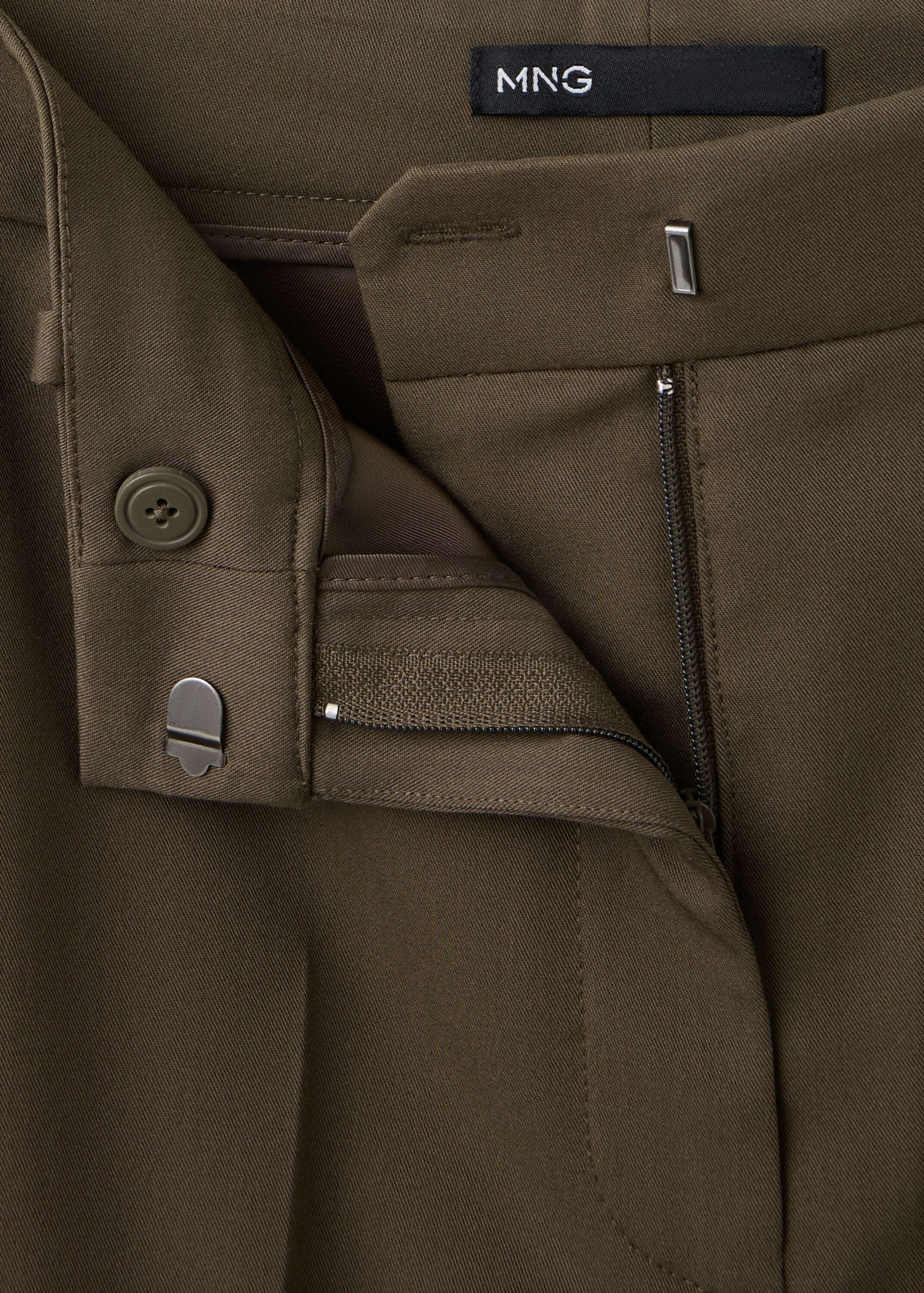 Straight suit trousers