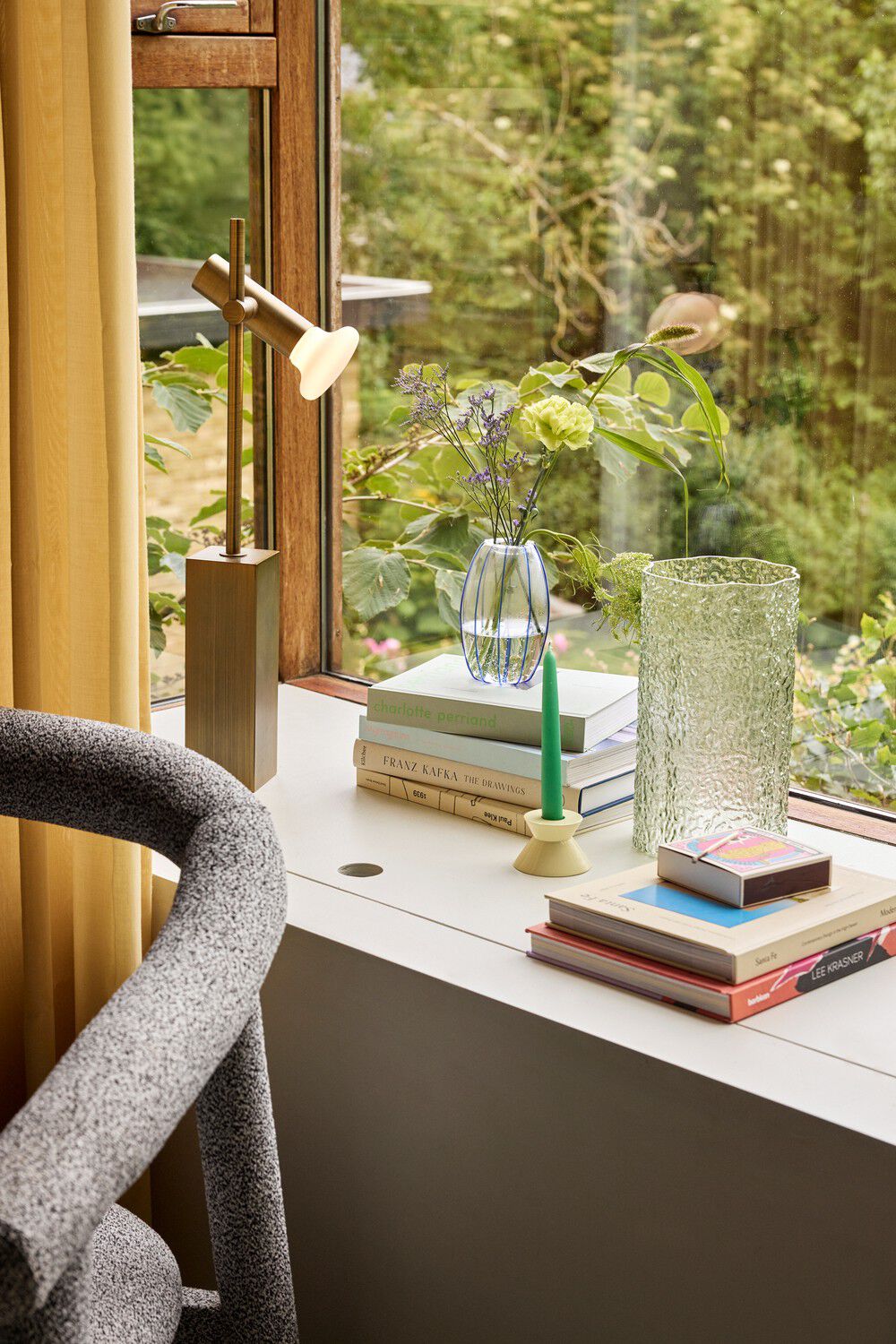 Set Table Lamp Burnished brass