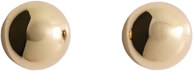 Round volume earrings