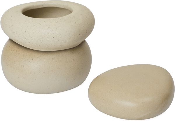 Pebble Box - Large - Sand/Cream