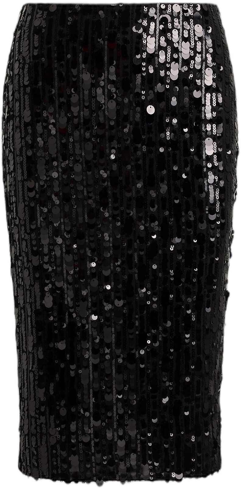 LIN BEADING/SEQUIN-WVN-SKIRT