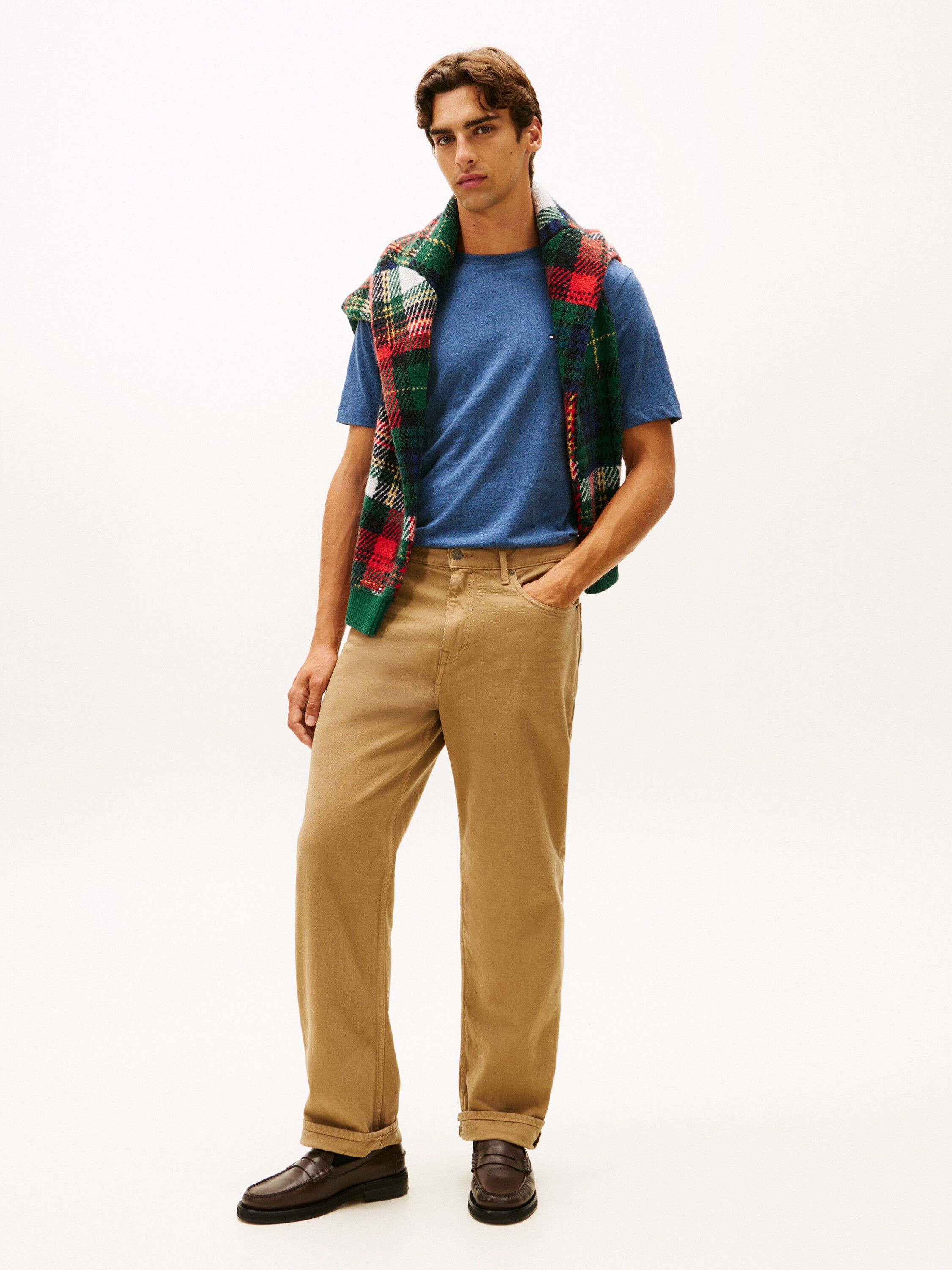 ESSENTIAL REG FIT HEATHER TEE