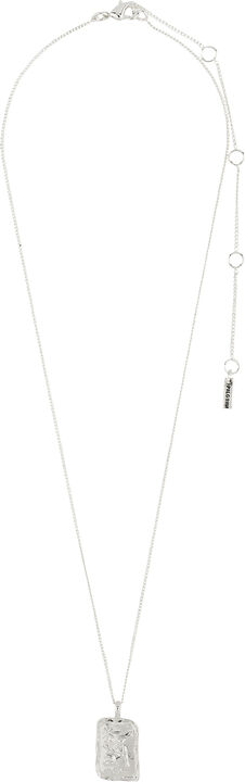 VIRGO recycled Zodiac Sign necklace, silver-plated