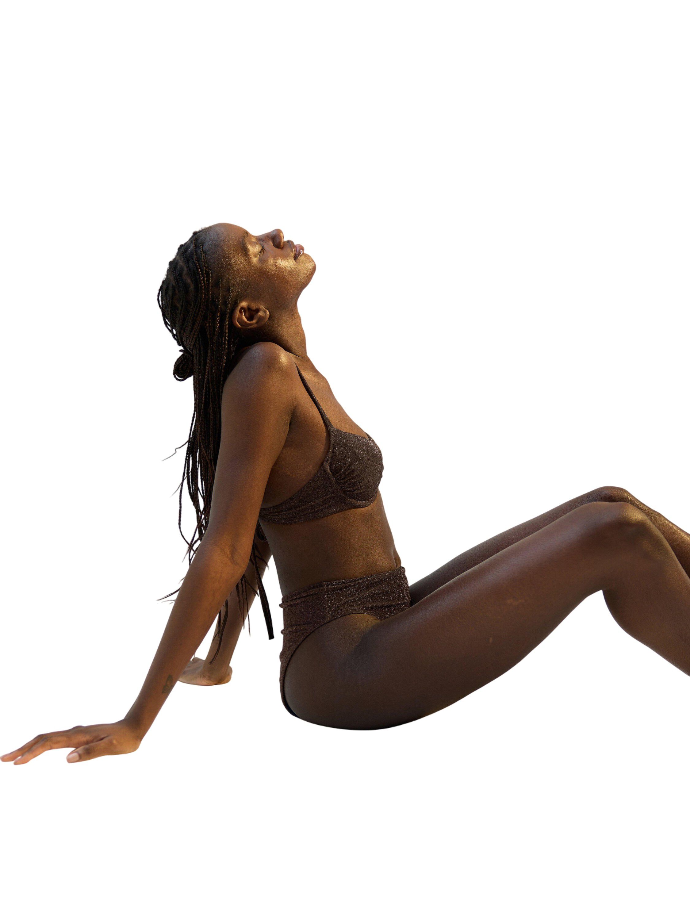 SENNA uvatteret bikini-bh med lurex